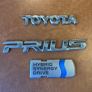 04 05 06 07 08 09 Toyota Prius Hybrid Synergy Drive Rear Emblem Logo‎ Badge Set